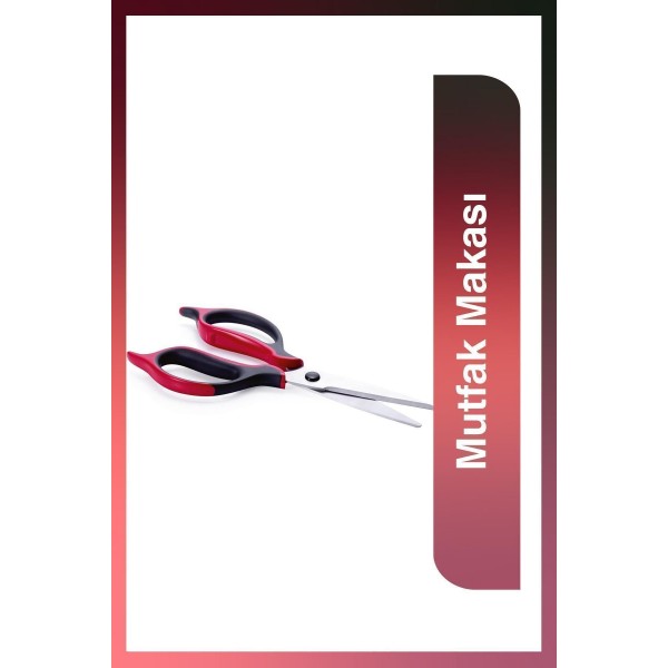 Ergonomik Kulplu Mutfak Makası&hellip;