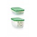 Sera Serisi 2'li Gıda Saklama Kabı Yeşil 4.4 Lt Ve 1.8 Lt