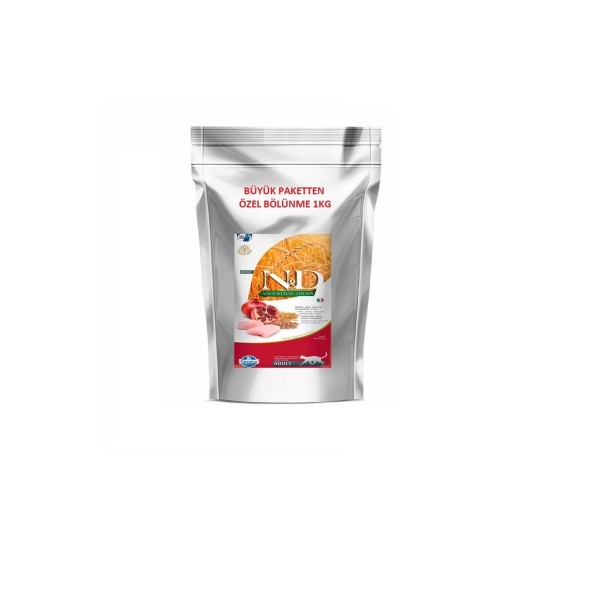 Nd Düşük Tahıllı Tavuk Nar Yetişkin Kedi Maması 1 kg&hellip;