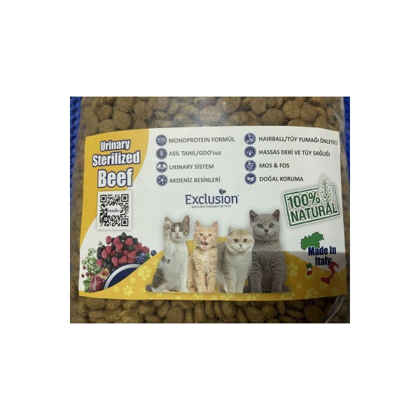 2kg Sığır Etli ve Narlı Düşük Tahıllı Kısır - Yetişkin Kedi Ma&hellip;