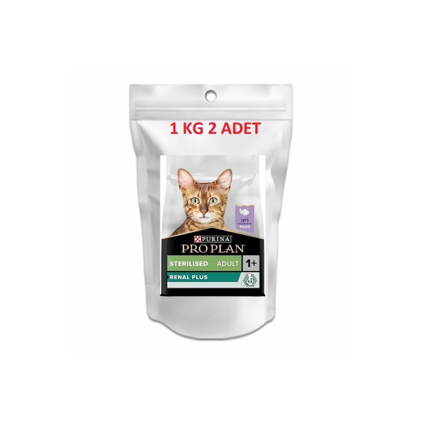 Hindili Kısır Kedi Maması Özel Paketleme 1 kg x 2 - Toplam 2 kg&hellip;