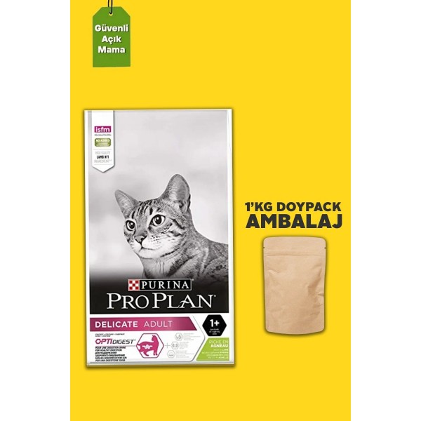 Pr0 plan Kuzu Etli Hassas Sindirim Sistemlerine Uygun Kedi Maması - 1 KG&hellip;