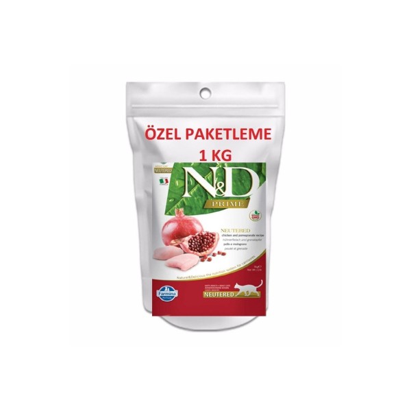 Tahılsız Tavuk Nar KISIR Kedi Maması 1 KG&hellip;