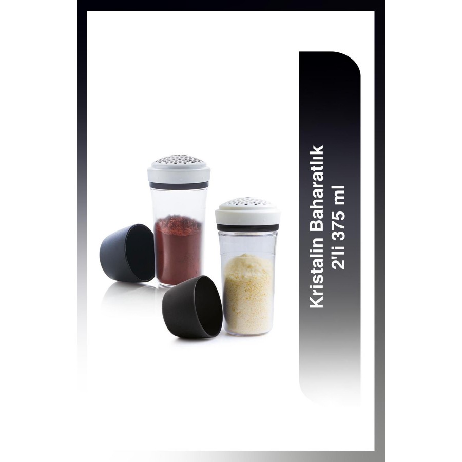 2'li Set Kristalin Baharatlık 375 ml